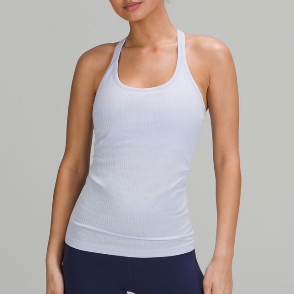 NWOT lululemon ebb to street tank top SIZE 6